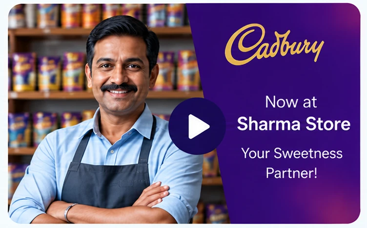 Illustrative local advertising interface
