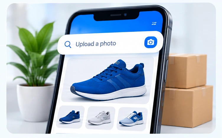 Illustrative visual product search interface