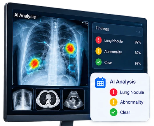 Illustrative AI diagnostic monitor