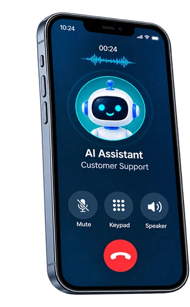 Illustrative customer support phone interface